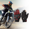 Motorcycle Glove XL Breathable Full Finger Nylon Outdoor Gloves Red 1 Pair