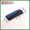 Ford - Black Blue Faux Leather Handbrake Cover (Compatible with Various Years)