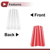 Toyota Land Cruiser FJ80 / 100 Silver Tone 6 x Door Pillar Window Trim