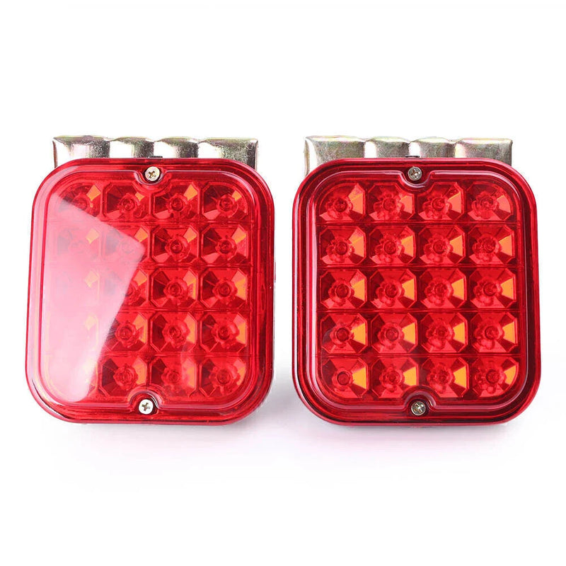 Trailer Utility RV Truck Red 20 LED Tail Brake Turn Signal Lights