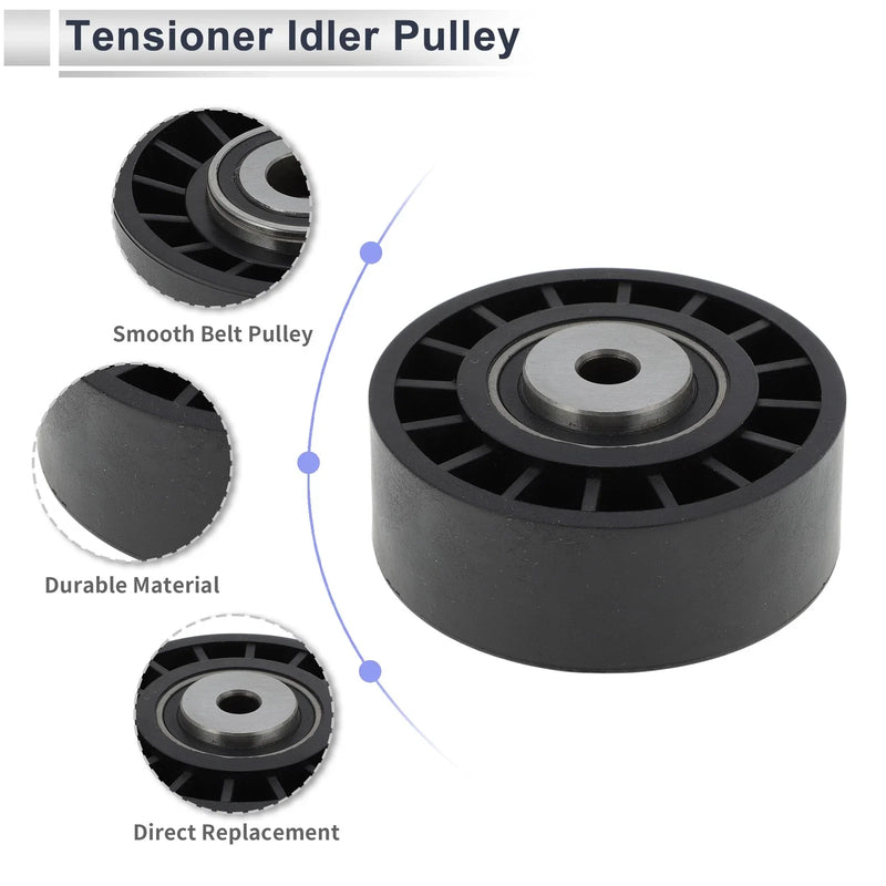 Mercedes-Benz C-Class (1995-2002) Black 1 x Pc Drive Belt Idler Pulley