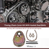 Chevy SBC Small Block 283 Timing Chain Cover Kit With Gasket Seal Bolts
