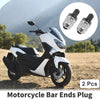 Motorcycle 7 / 8 22mm Bar Ends Plug 2 x Aluminum Alloy Bar Ends