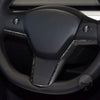 Tesla Model 3 / Y Forged Carbon Fiber Steering Wheel Frame Trim