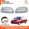 Toyota Yaris Vios Sedan Chrome LED Side Mirror Covers (2007-2012)