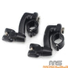 Harley Motorcycle 1-1/4" Engine Guard Foot Peg Clamps