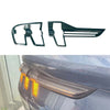 Ford Mustang Mach-E 2021-2024 Real Carbon Fiber Rear Tail Lights Cover Trim