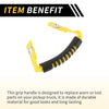 Jeep Wrangler Roof Rope Handle Yellow 2 x Roll Bar Grab Handles