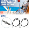 Vehicle 2 x 12ft Throttle Shift Remote Control Box Cable