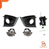 Toyota Corolla ZRE172 SX Sedan 2013-2016 Black Fog Lamp Cover