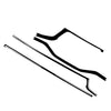 Audi A4 A5 S4 RS4 4 Pcs Piano Black Dashboard Trim Cover (2016-2023)
