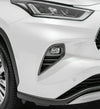 Toyota Highlander Carbon Fiber Front Fog Light Lamp Covers (2020-2023)