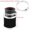 Honda & Yamaha Motorcycles Silver Tone Universal Air Filter 28mm-48mm