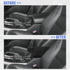 Honda Accord 2013-2017 Black Stitches PU Leather Armrest Cover