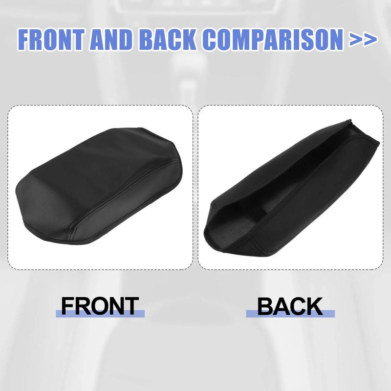 Honda Civic (2012-2015) Black Microfiber Leather Armrest Cover Pad
