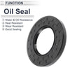 Oil Seal 55x100x10mm Rotary Shaft Seal Nitrile Rubber Black 5 Pcs