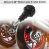 Bike 11mm Aluminum Alloy Plastic Motorcycle Slider Frame Bolt 1 Set Black