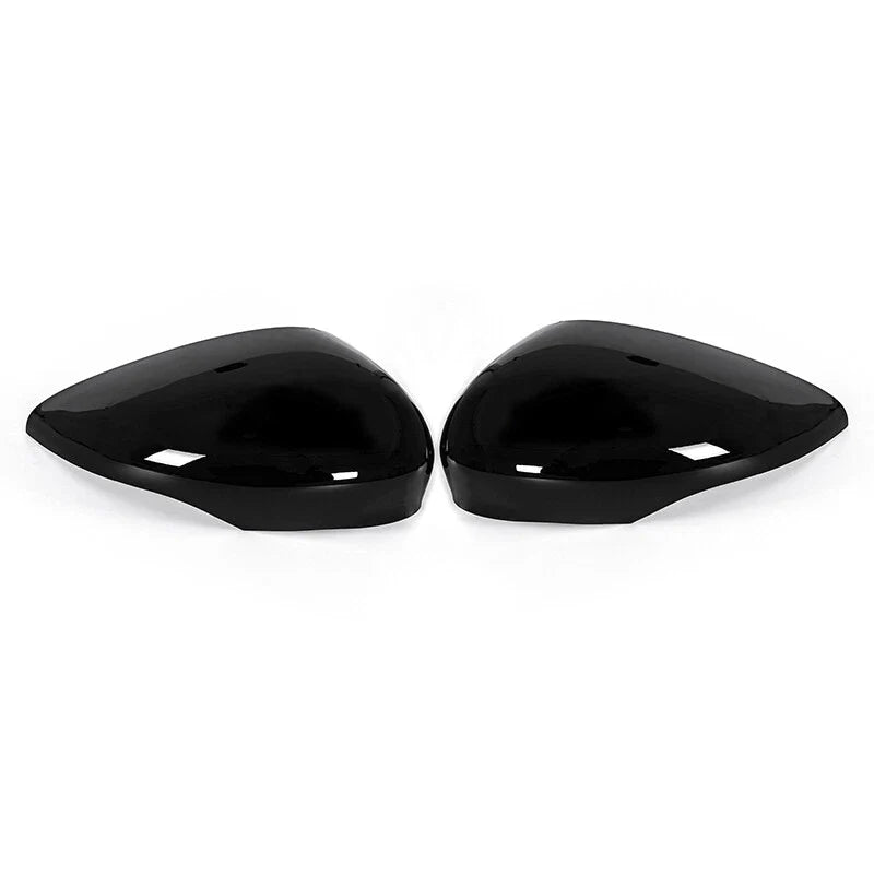 Ford Fiesta Glossy Black Door Side Rear View Mirror Covers (2011-2017)