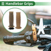 Motorcycle 7/8" 22mm Hand Grips TPU Khaki