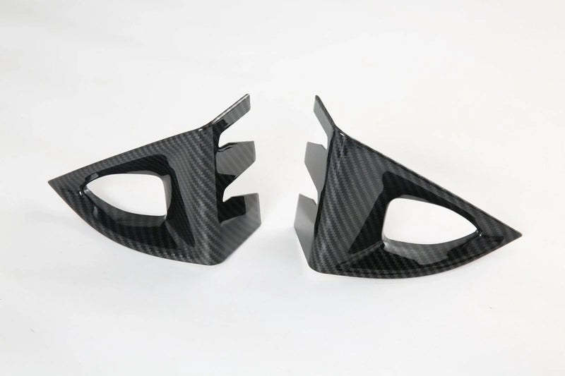 Nissan Rogue (2021-2023) 2 x Carbon Fiber Front Fog Lamp Light Cover Trim