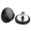 Harley Street Glide Trike Black Aluminum Inner Fairing Mirror Plugs (2009-2023)