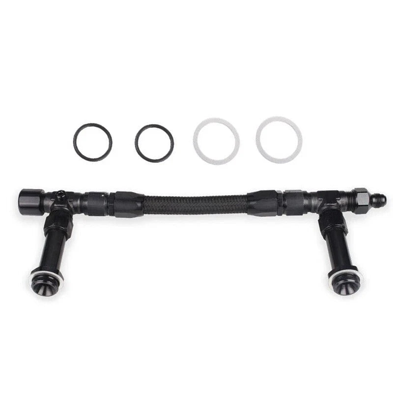 Holley 4150 Double Pumper Carburetor Braided Dual-Feed Carb Fuel Line
