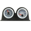DASH Gauge Pod Black Dual Hole DASH Gauge Pod Car Meter Mount Holder Cup 2in 52mm