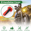 7/8" 22mm Motorcycle Hand Grips Red Grid Pattern