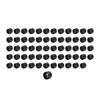 Harley Twin Cam Engines 60X Black Engine Screw Caps (1999-2017)