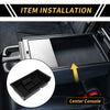Chevy Silverado 1500 & GMC Sierra - Black Full Center Console Tray