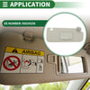 Chevrolet Cruze Right Car Sun Visor with Mirror (2011 - 2016)