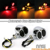 Harley Honda Cafe Racer Chrome LED Turn Signal Brake Taillight Set
