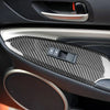 Lexus RC 2015-2022 100% Dry Carbon Fiber Window Lift Switch Panel Cover Trim