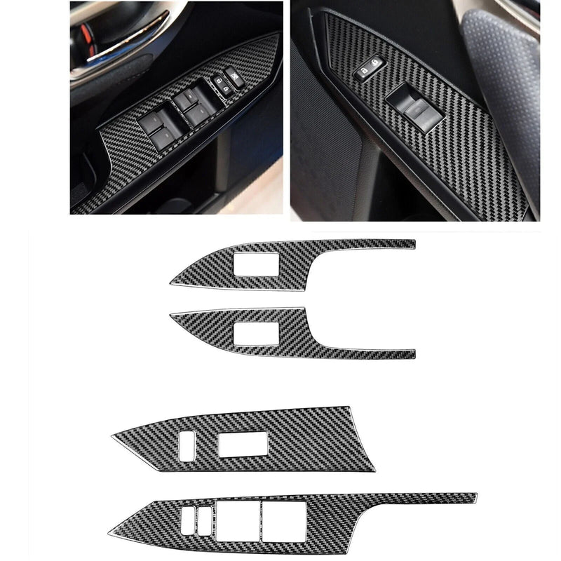 Lexus CT200h Carbon Fiber Window Lift Panel Switch Cover (2011-2017)
