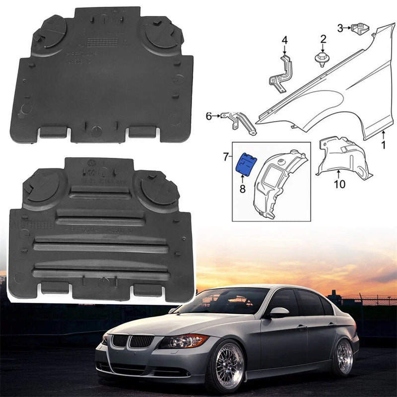 BMW E82 E88 E90 E91 Fender Liner Access Cover (2007-2013)
