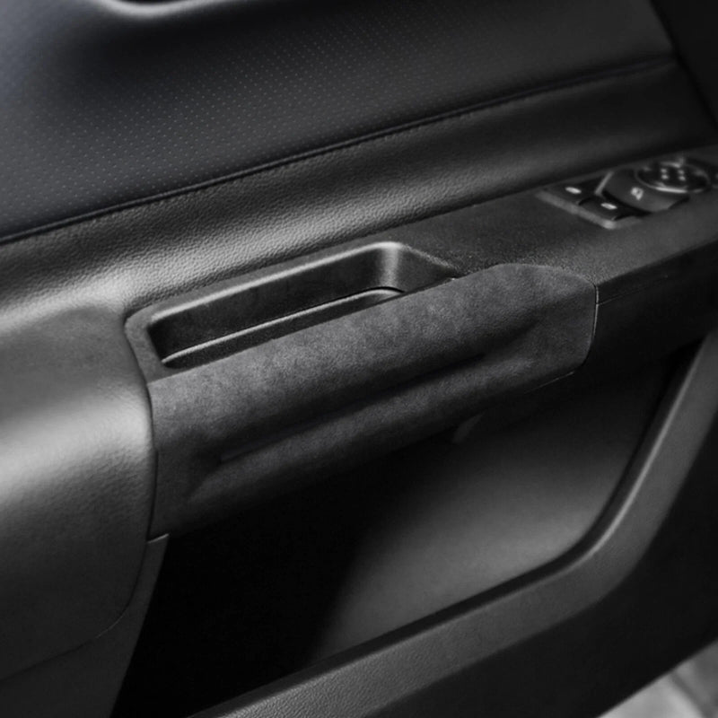 Ford Mustang 2 x Gray Door Side Handle Armrest Covers (2015-2020)