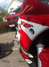 Yamaha R1 R6 Ducati 4 x dzus Bulloni Nero Originale Moto carenatura Viti 17mm