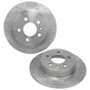 Ford Fairlane NA NC LTD DA DC Rear Drilled + Slotted Brake Rotors