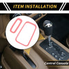 Jeep Wrangler Center Console Gear Shift Ring Panel Cover Trim (2007-2018)