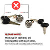 Door Lock Safety Key Set L+R Fits Mitsubishi L200 Triton Pickup UTE 1986-96 D08