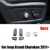 Jeep Grand Cherokee Seat Adjustment Button Switch Trim Silver (2011–2024)