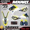 Suzuki RM 85  NIMBLE Style Stickers Custom Graphics Full Kit