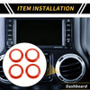 Jeep Wrangler JK JKU AC Vent Dashboard Decoration Ring (2011-2017)