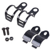 Harley Chopper Black Fork Ear Clamp Turn Signal Light Mount Bracket
