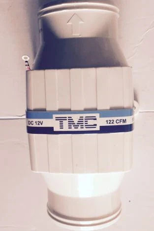 TMC Models Inline Bilge Blower 12V 4.5A 3.45m³/min