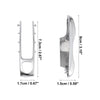 Porsche Panamera Cayenne Silver Tone Key Cover Fob Shell (2010-2023)