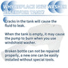 Mercedes Benz (A9068690220) 1 x White Windshield Washer Reservoir