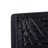 Black Car Floor Carpet Pad Heel Foot Mat Pedal Patch Cover 25x16cm