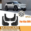 KIA EV9 Non Deformation Black Color Mudguards