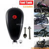 Harley Sportster 1200 & 883 3.3 Gallon Black Gas Fuel Tank Kit (2004-2023)